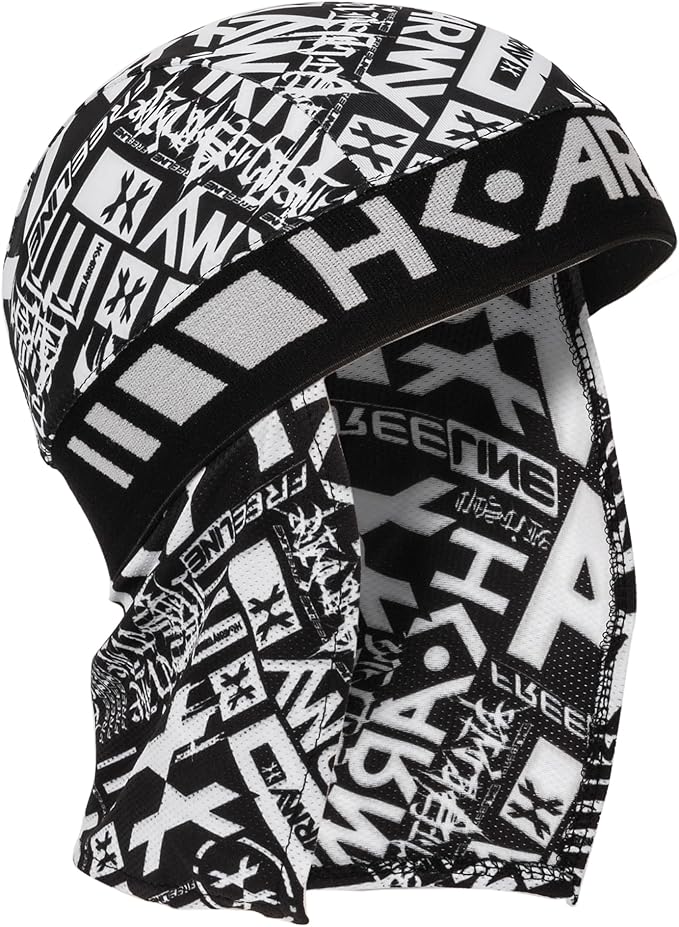 HK Army Skull Wrap Headwrap for Paintball & Airsoft (Chaos Black)
