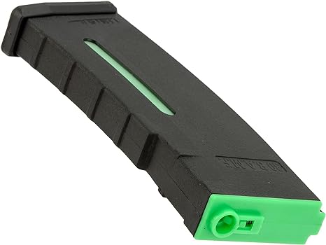 Evike BAMF 190rd Polymer Mid-Cap Airsoft Mag M4 / M16 Series Black Green 1 Mag