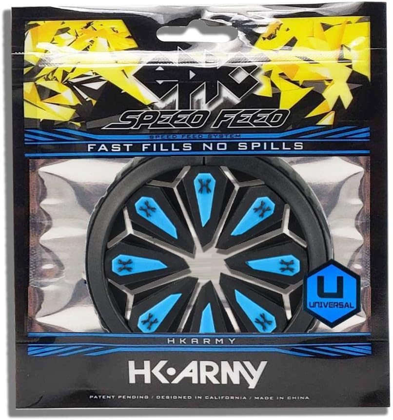 HK Army Speed Electronic Paintball Loader with Epic Speed Feed - Sapphire