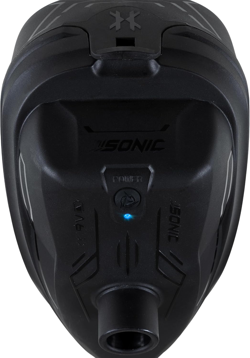 HK Army Sonic Plus Paintball Loader and Speed Feed 16+ BPS Hopper (Black/White)