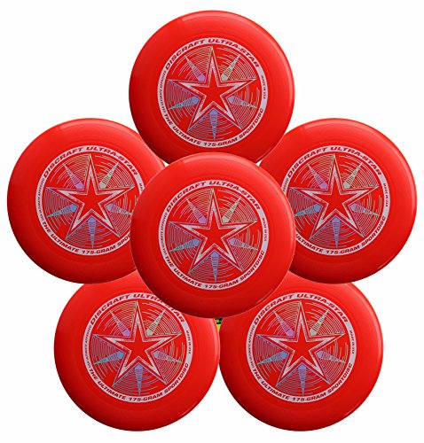 Discraft Ultra-Star 175g Ultimate Frisbee Sport Disc (6 Pack) Choose Color