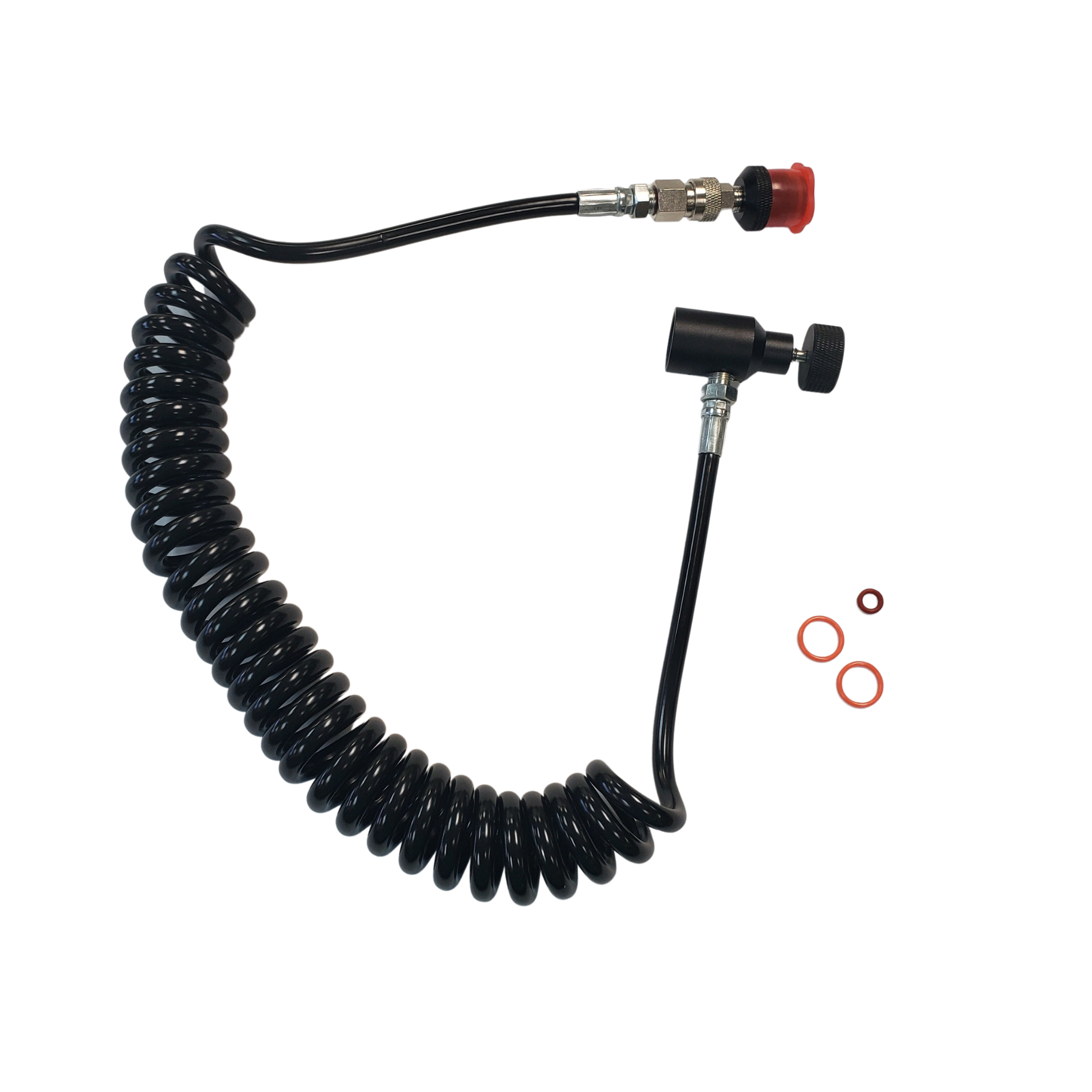 3Skull Paintball Coiled Remote with Quick Disconnect