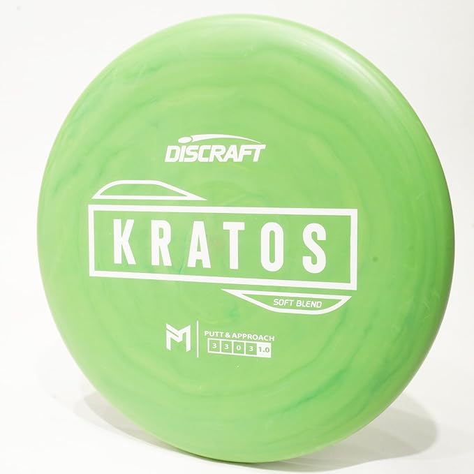 Discraft Paul McBeth Soft Kratos Disc Golf Putter & Approach Disc - 170-172g