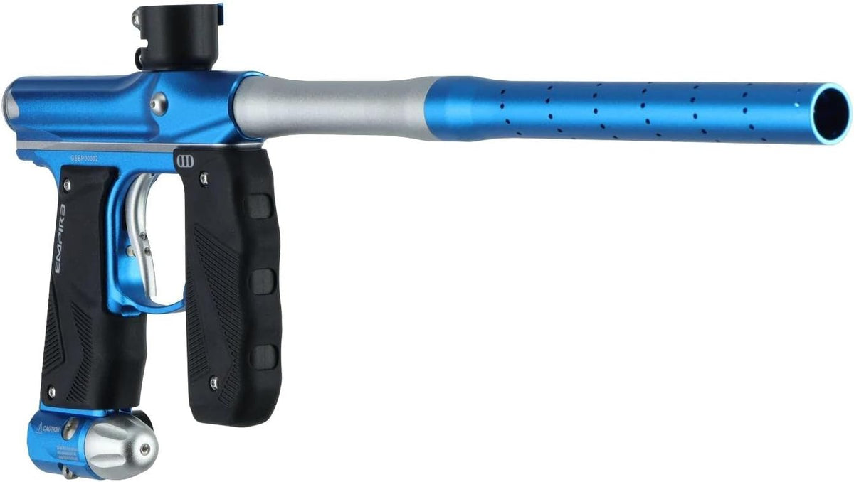 Empire Mini GS Paintball Gun w/ 2 Piece Barrel - Dust Blue / Dust Silver (17385)