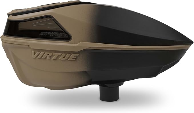 VIRTUE Spire V Loader Fade Desert Black Loader Paintball Hopper 230 Rds CrownSF