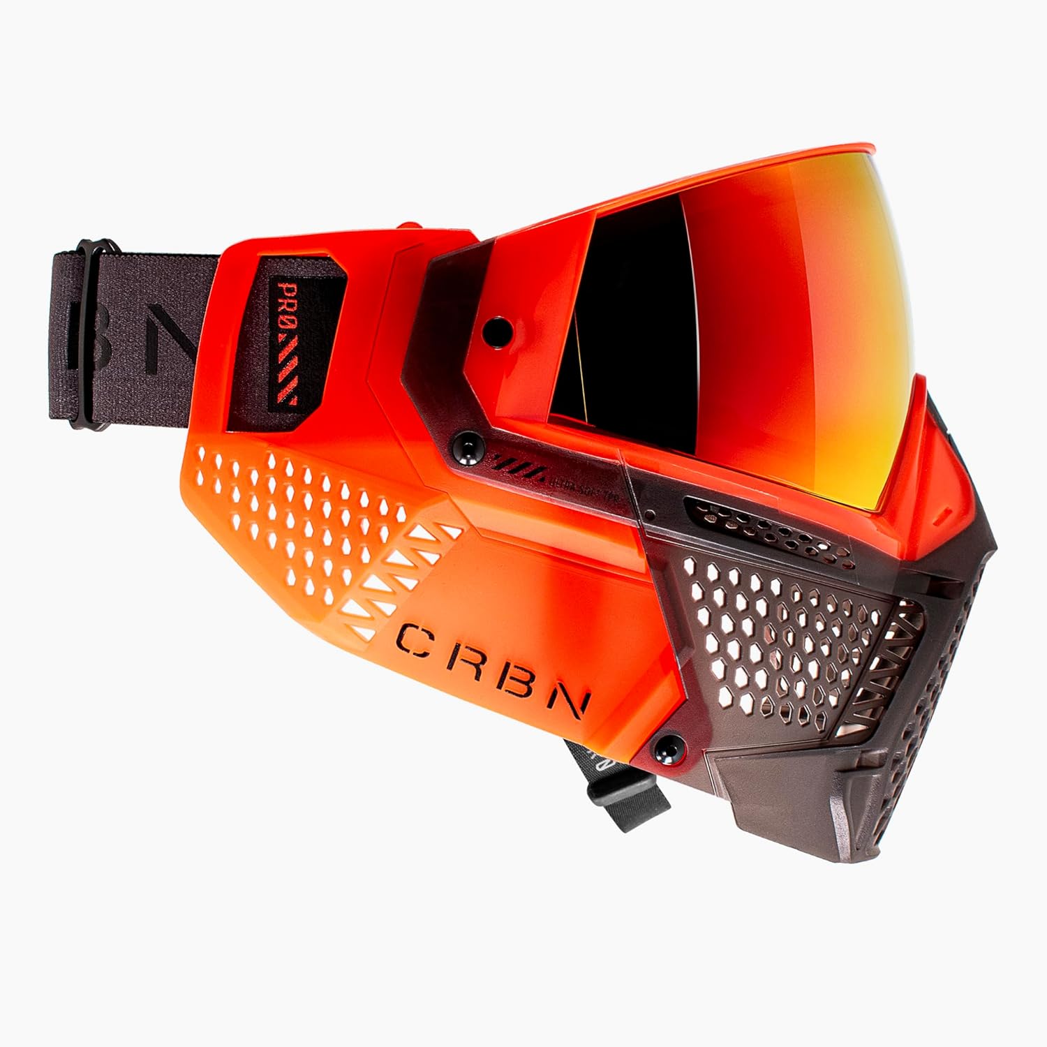 CRBN Paintball Zero Pro Goggle [Two Lens+Visor+Case ](Blaze, More Coverage)