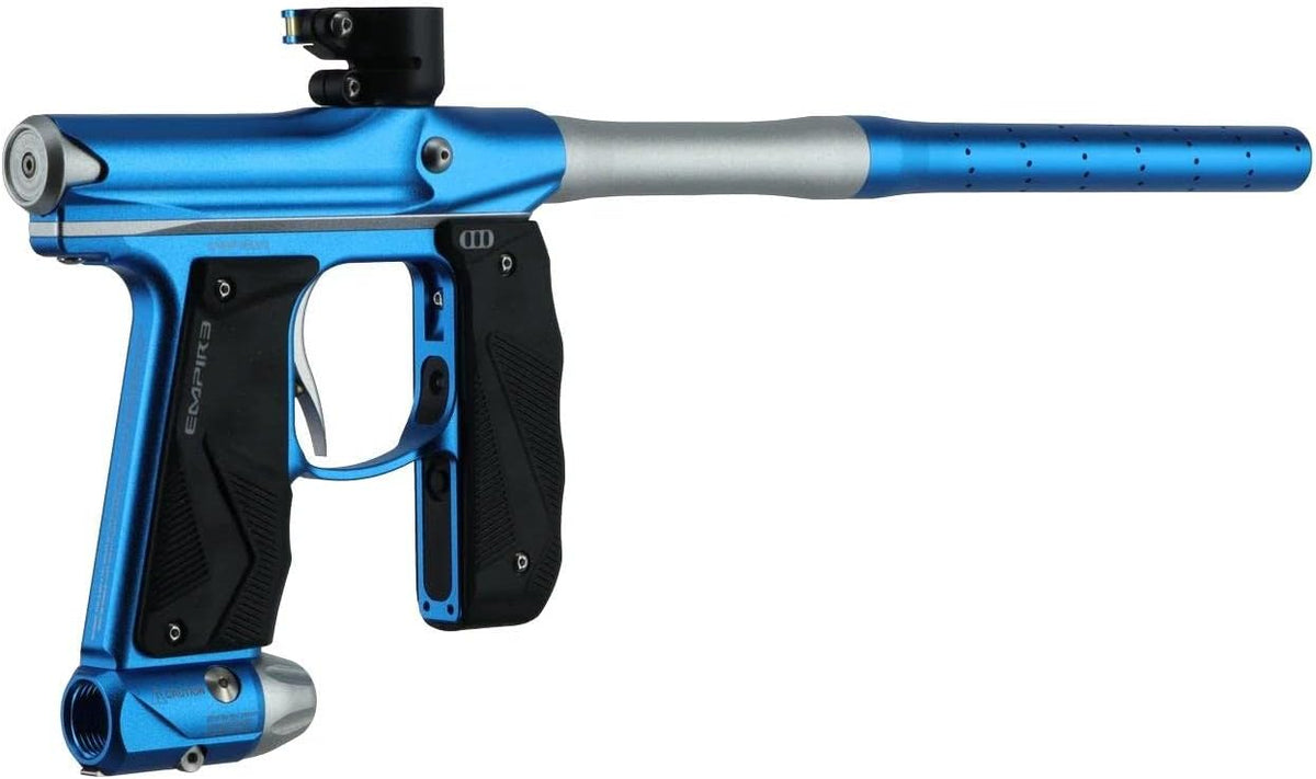 Empire Mini GS Paintball Gun w/ 2 Piece Barrel - Dust Blue / Dust Silver (17385)