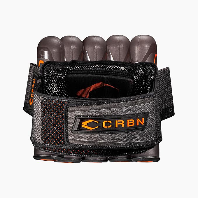CRBN Paintball SC Harness 5 Pack Black [ Tight Fitting ] [ Small/Medium ]