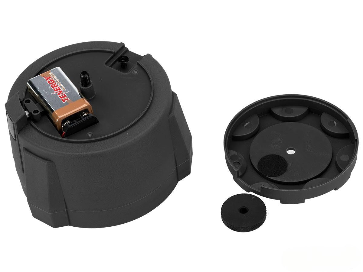 Evike Airsoft - Angel Custom Thunderstorm 1500rd Airsoft Drum Magazines - Black