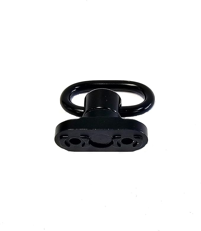 Two Point Traditional 360 Degree QD Sling 1.25" 2 Point Sling Swivels Mounts for Mlock - Rifles, Paintball, or Airsoft (1 Pack 360° Rotation Sling Swivel Mount)