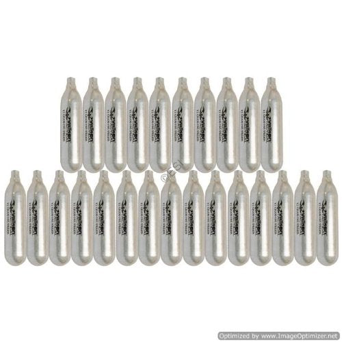12 Gram CO2 Cartridge - 25 Pack for Paintball and Airsoft Guns