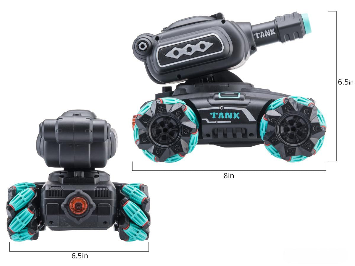 2.4G 1:16 RC "Water Bomb" Tank w/ Gel Ball Blaster Cannon (Color: Black)