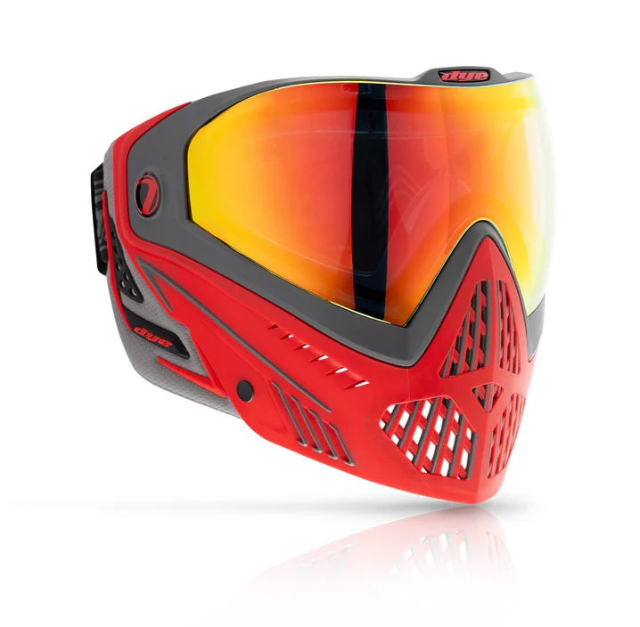 Dye I5 Thermal Paintball Mask Goggle - Shadow Fire Grey/Red