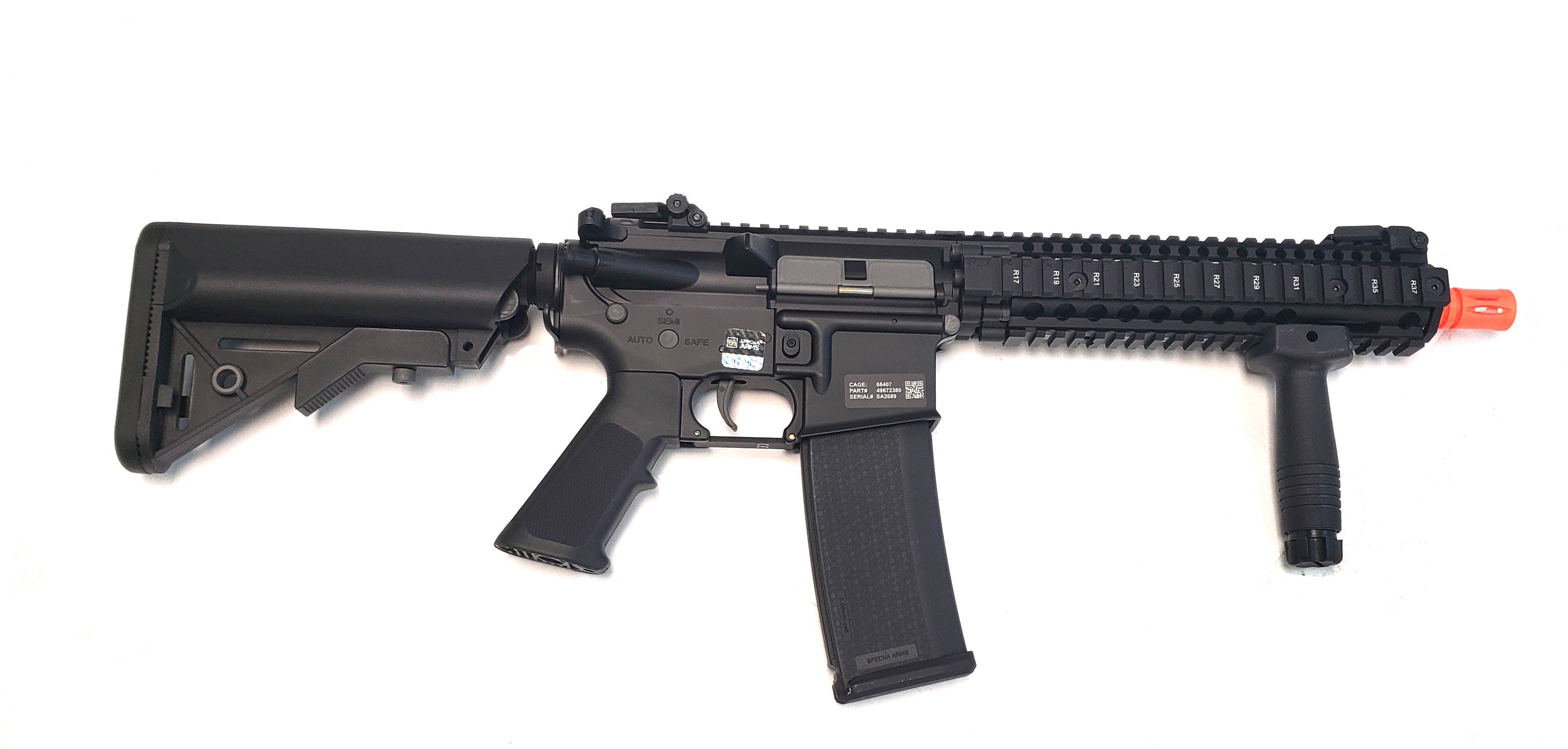 Helios Daniel Defense Licensed MK18 Full Auto AEG Airsoft Rifle - EDGE Black