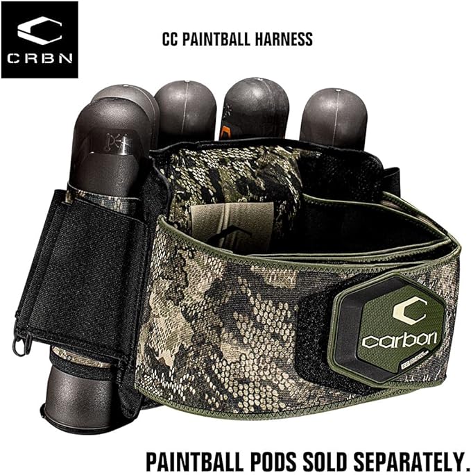 Carbon Paintball CC Pod Harness Pack - 5+8 - Camo