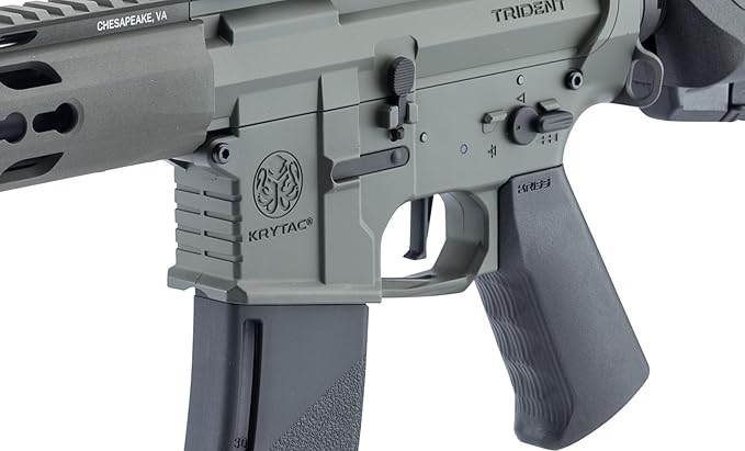 Krytac Full Metal Trident MKII PDW Airsoft AEG Rifle (Color: Foliage Green)