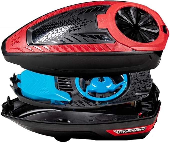 HK Army TFX 3.0 Paintball Loader - Black/RED