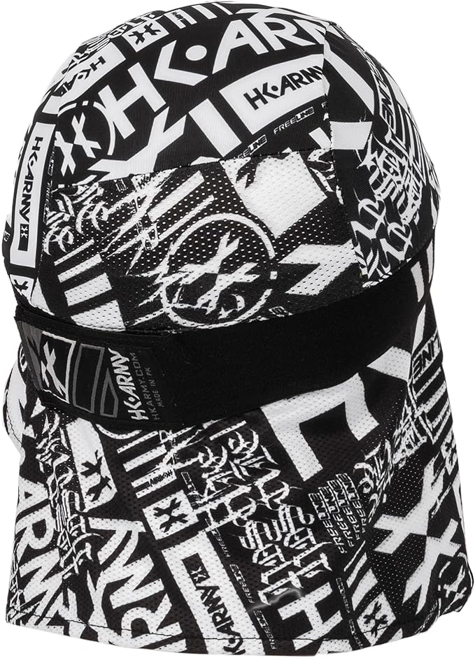 HK Army Skull Wrap Headwrap for Paintball & Airsoft (Chaos Black)