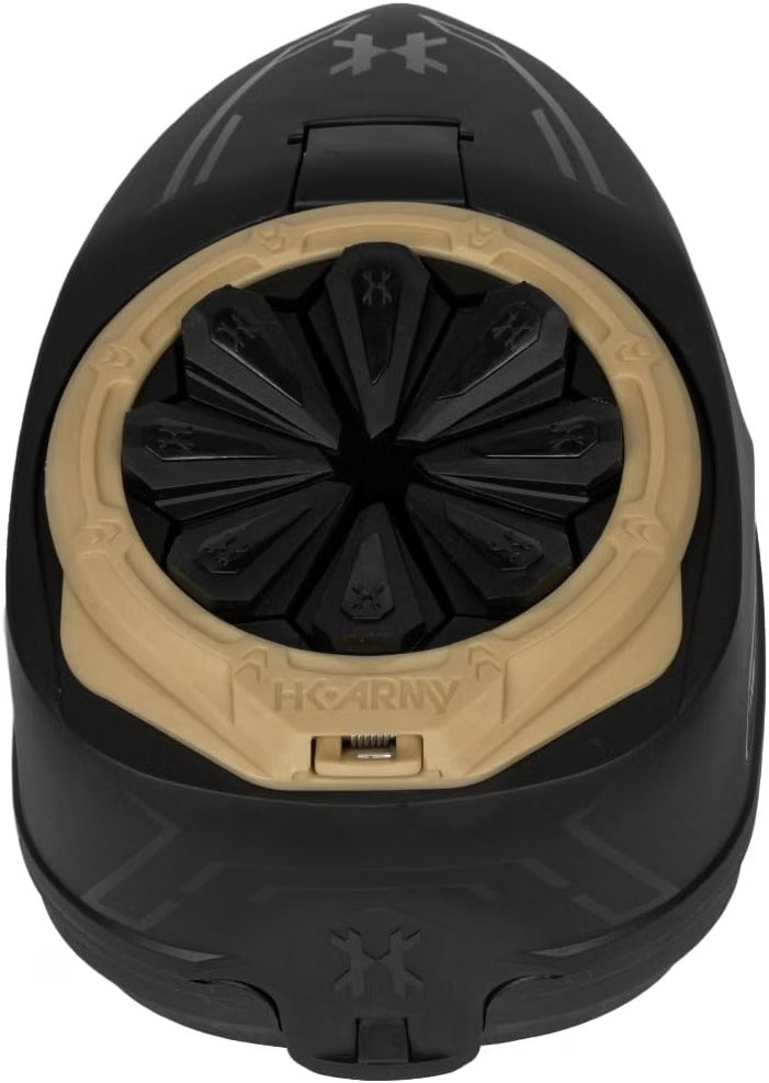 HK Army Sonic Plus Paintball Loader and Speed Feed 16+ BPS Hopper (Black/Gold)
