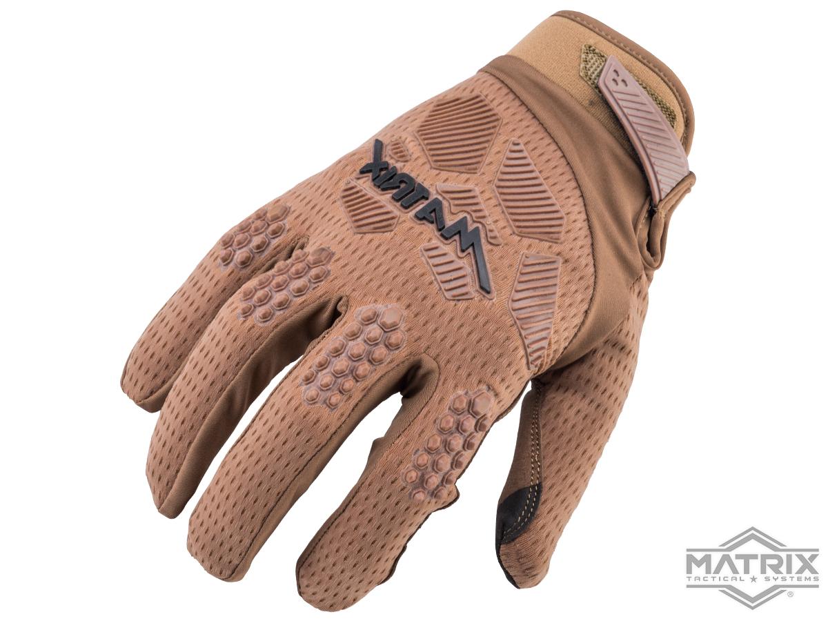 Matrix Nexus Tactical Paintball Gloves (Color: Coyote Brown / X-Small)