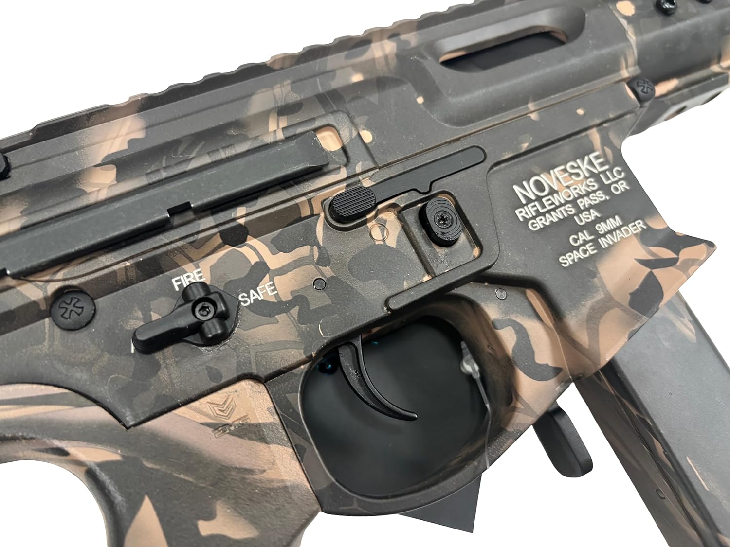 3Skull EMG Noveske SpaceInvader Gen4 PCC AEG Carbine(Kryptek Obskura Nox / 8.5")