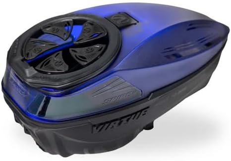 VIRTUE Spire V Loader Dust Crystal (Blue Black) Paintball Hopper – 230 Rounds