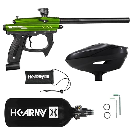 HK Army SABR Paintball Gun HPA Marker Starter Package (Green)