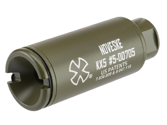 EMG Noveske Flash Hider/Built-In Nano Rechargeable Tracer (KX5 / Bazooka Green)