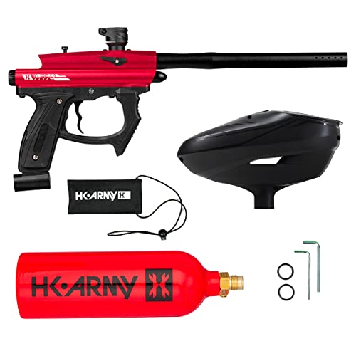HK Army SABR Paintball Gun CO2 Marker Starter Package (Red)