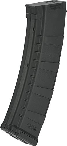 Evike Airsoft Blue Box AK 155rds Midcap AK Style Airsoft AEGs Black/Single Mag