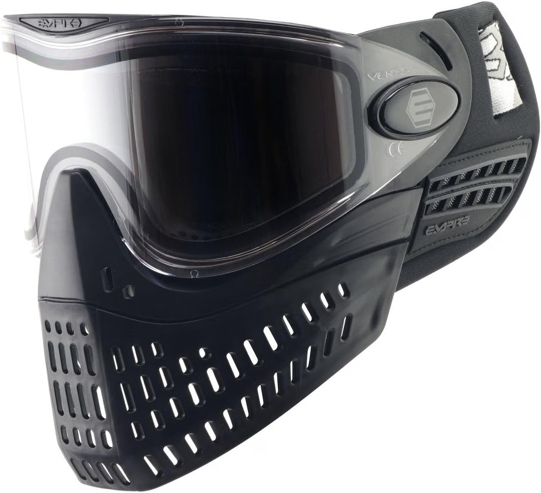 Empire e-Vent Paintball Goggle with a Dual Thermal Lens, Black