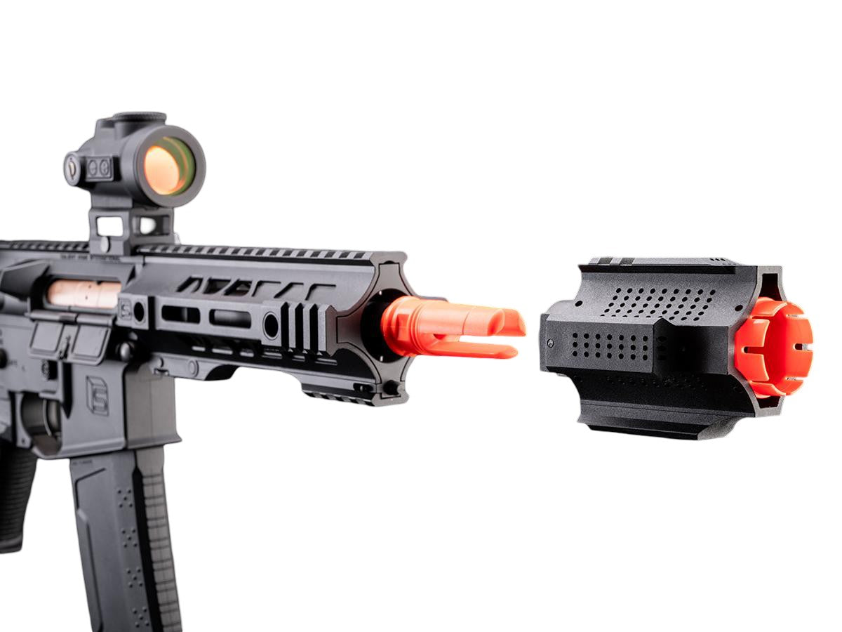 6mmProShop SAI Licensed GRY AR-15 Airsoft AEG Rifle (Black / 6.5" / Gun Only)