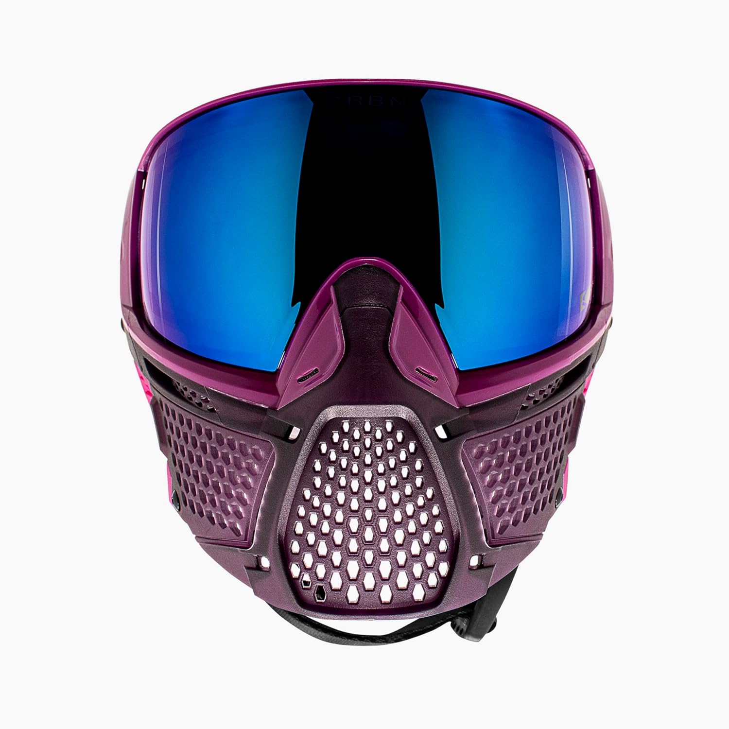 CRBN Paintball Zero Pro Goggle [Two Lens+Visor+Case ](Violet, Less Coverage)