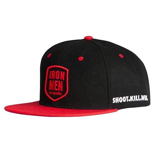 Dye Hat Snap Ironmen Black/Red Snap Back