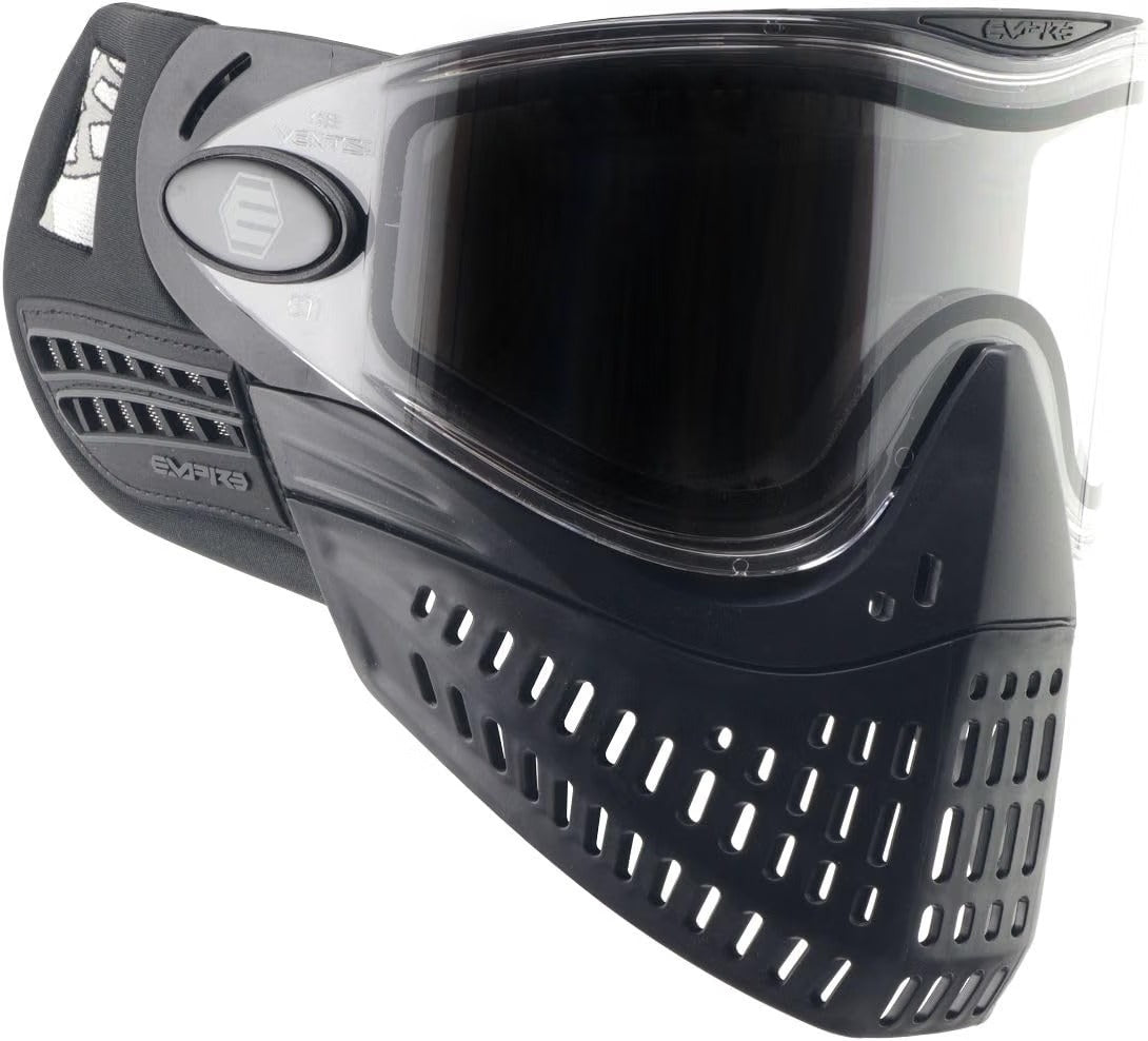 Empire e-Vent Paintball Goggle with a Dual Thermal Lens, Black