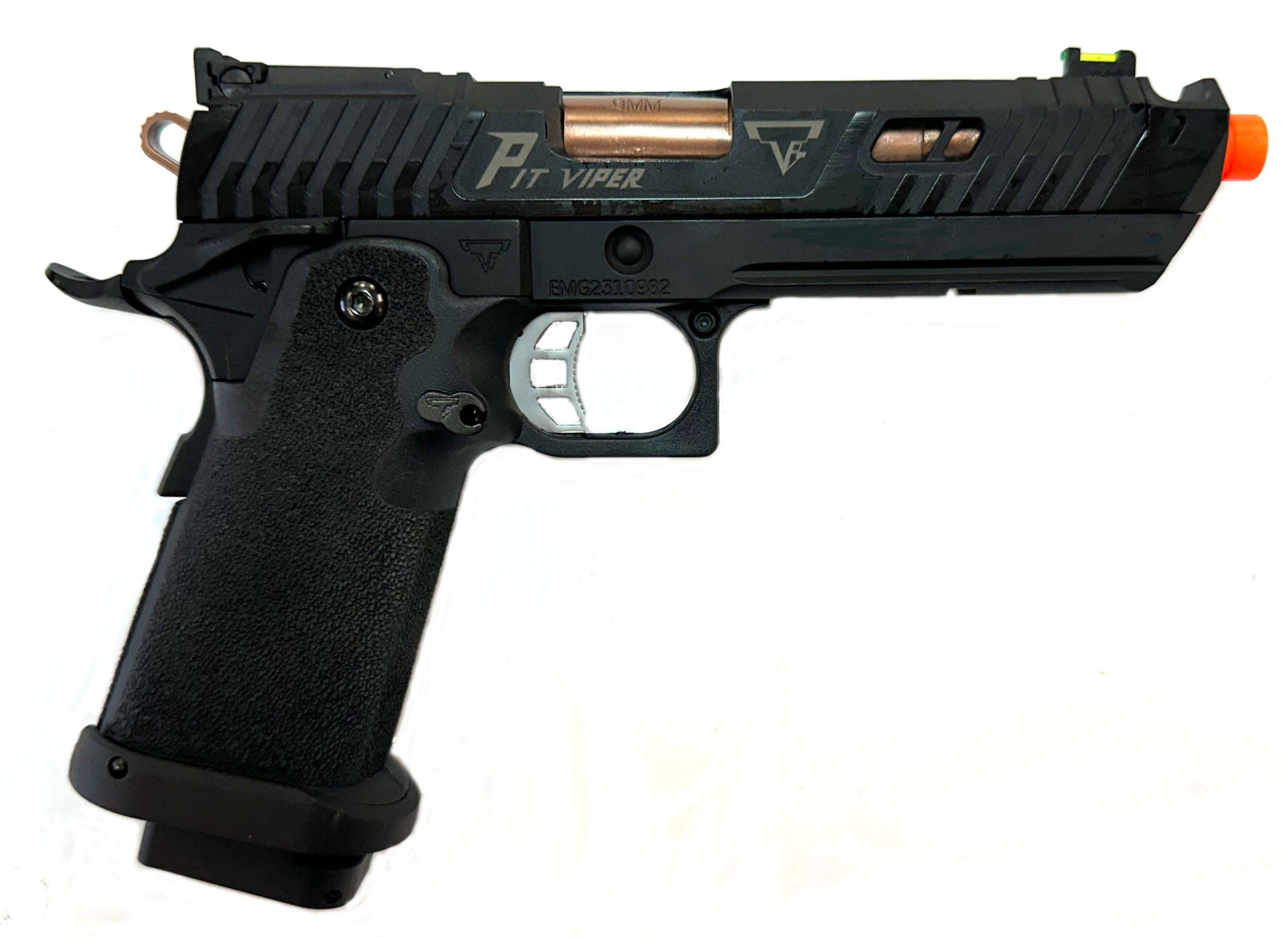 EMG TTI Licensed Pit Viper GBB Airsoft Training Pistol (Standard / Green Gas)