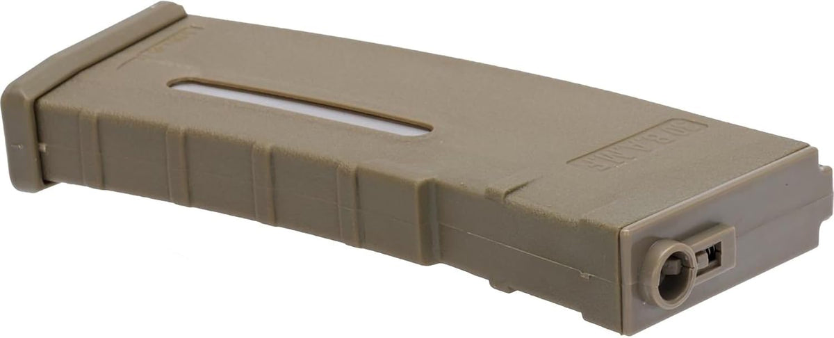 EvikeAirsoft-BAMF 30rd PolymerMidCapMag for M4/M16 Airsoft AEG Rifles(Tan/10Pk)