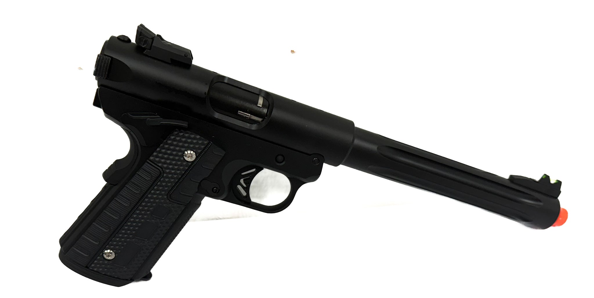 WE-Tech Galaxy 1911 Gas Blowback Airsoft Pistol(Black/Black/Premium Long Barrel)