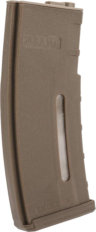 Evike BAMF 30rd Polymer MilSim Mag M4 / M16 Series Airsoft AEG Rifles Tan/5