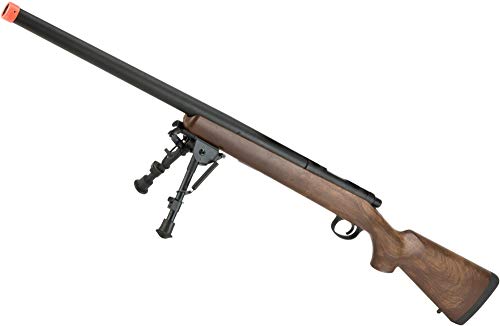 Evike - CYMA VSR-10 Bolt Action Airsoft Sniper Rifle w/Scope Rail (400~450 FPS) - (Wood/Polymer Options