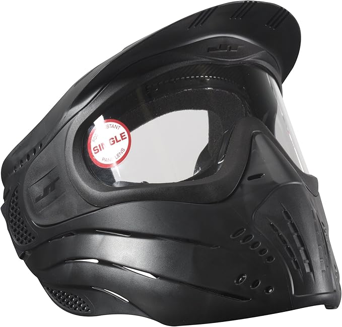 JT Premise Paintball Goggle Mask with Anti-Fog Lens, Black