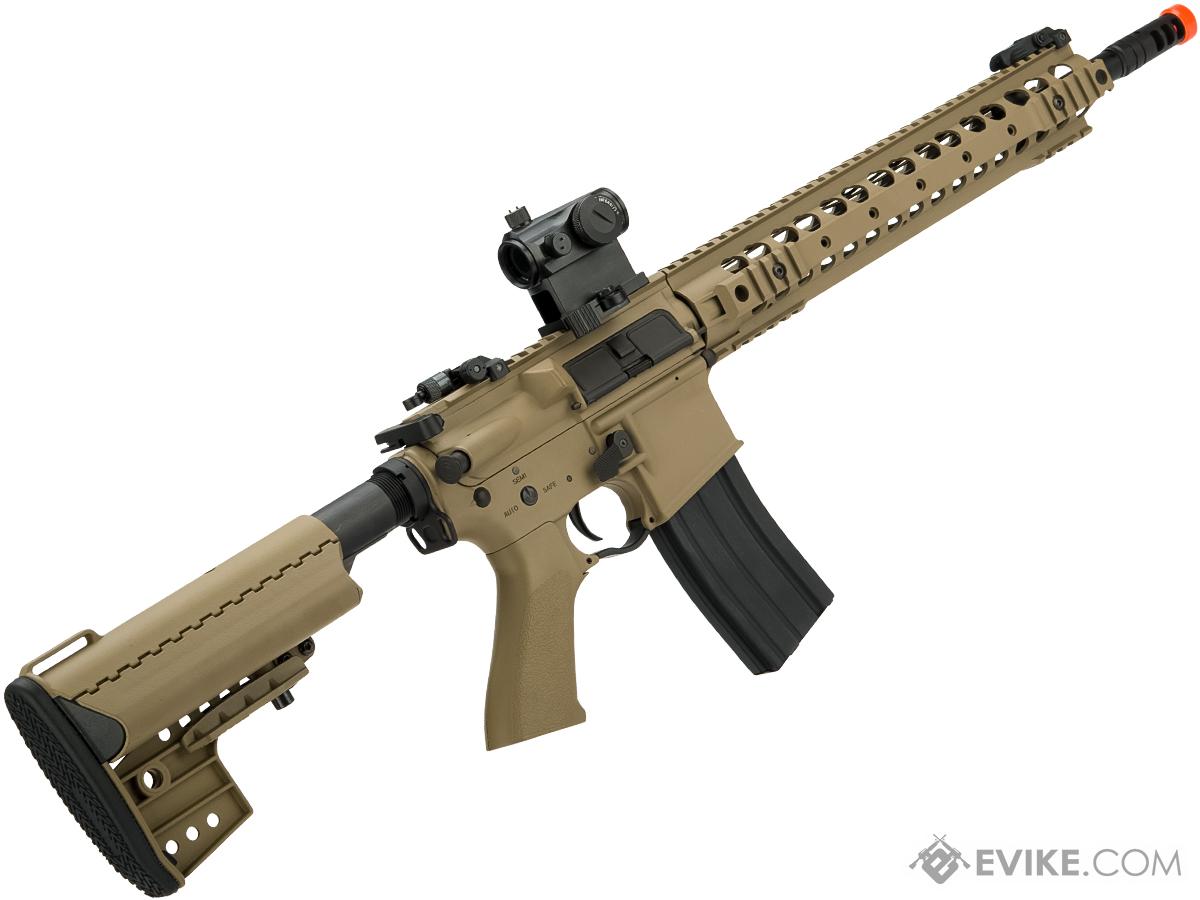 Evike CYMA Sport Airsoft AEG with 13" UX Modular Handguard (Color: FDE)