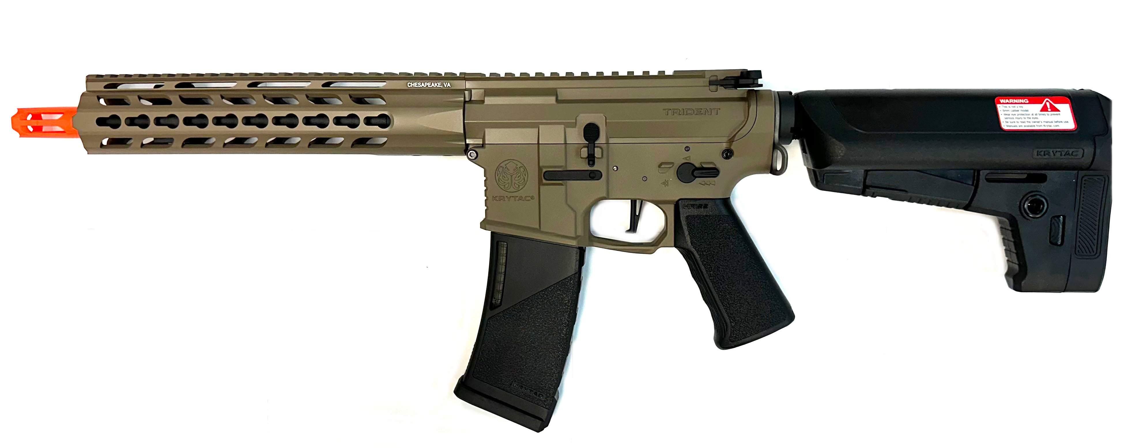 Krytac Full Metal Trident MKII PDW Airsoft AEG Rifle (Color: Flat Dark Earth)