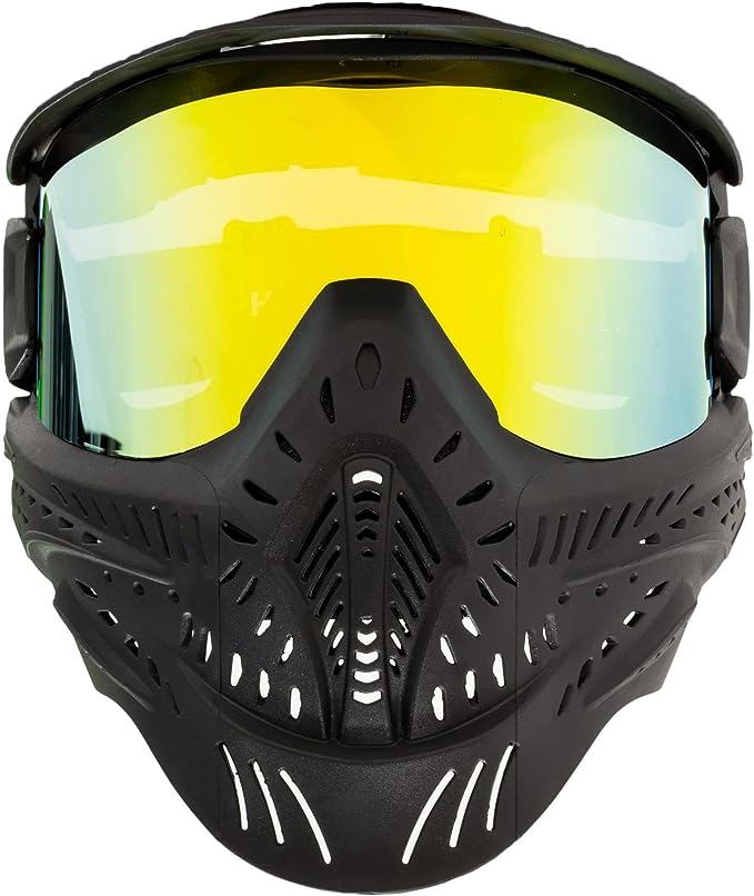 HK Army HSTL Paintball Goggle with Thermal Lens (Black/Gold Lens)