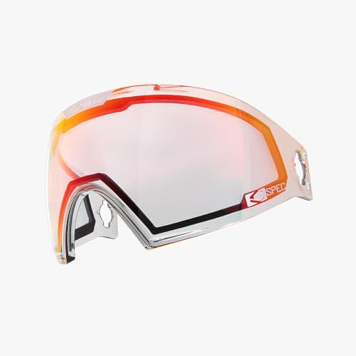 CRBN Paintball Zero Goggle Lowlight Lens [ Compatible with Zero Goggle ] [ LT Grey - Red Mirror ]