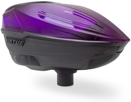 VIRTUE Spire V Loader Dust Crystal (Purple Black) Paintball Hopper 230 Round LE