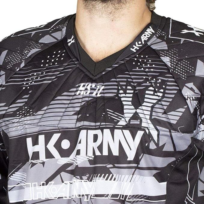 HK Army HSTL Line Padded Paintball Jersey - Charcoal - Youth