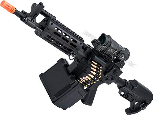 Evike Matrix Golden Eagle M4 LMG Airsoft AEG Light Machine Gun (12.5" / Black)