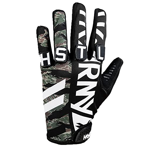 HK Army Freeline Knucklez Customizable Paintball Gloves - Tigerstripe - Small