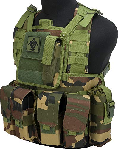 Evike Matrix Special Operations RRV Style Airsoft Chest Rig (Woodland) - V2